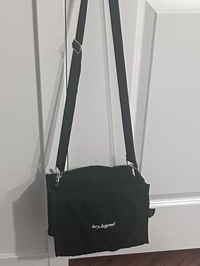 Rms Beauty offers this special edition,… “ hey, legend “ Black Tote Bag